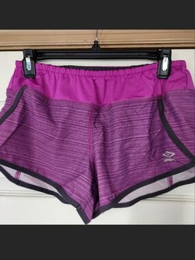 Umbro Women's Two-Tone Purple Athletic Shorts